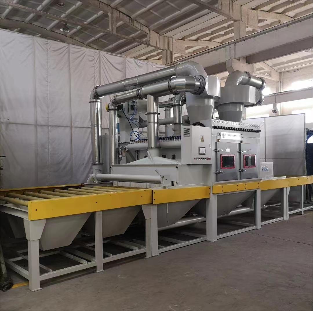 石嘴山抛丸机跑砂是什么原因