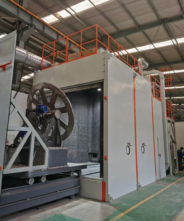 石嘴山喷砂机环保改造 符合行业排放标准