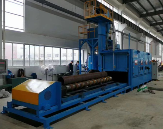 石嘴山喷砂机在管道除锈中的现场施工应用