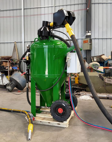 石嘴山移动式喷砂机 户外施工效率翻倍